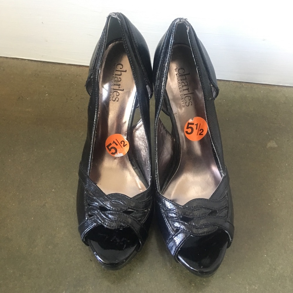 Charles by Charles David Black Heels